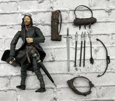 Toybiz Lord of the Rings Fellowship ARAGORN arrow Figure Strider COMPLETE