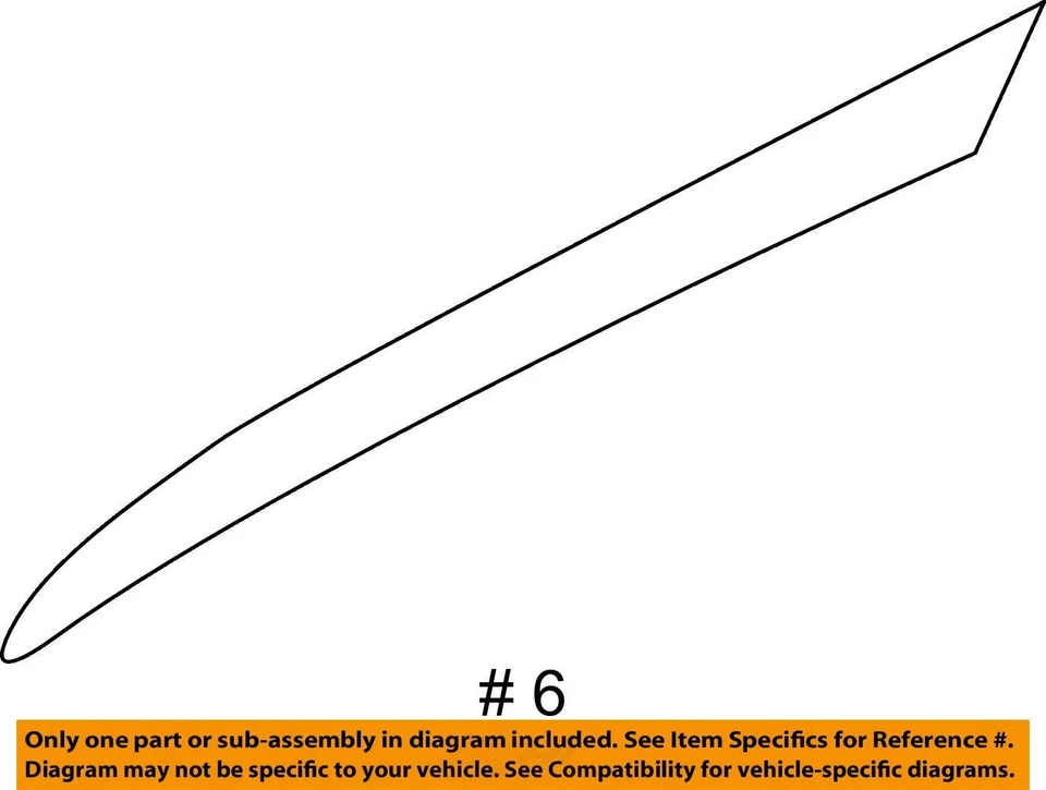 Chevrolet Aveo Aveo5 2007-2011 moldura FRT S/D hilo *BLAC 96462158 - NUEVO OEM Foto 3 de 3