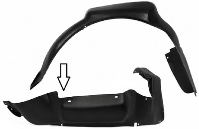 Radhausschale VORNE RECHTS für AUDI A3 8L 1996-2003 HDPE