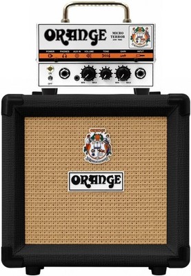 Orange Micro Terror PPC108 schwarz Half Stack Verstärker Paket