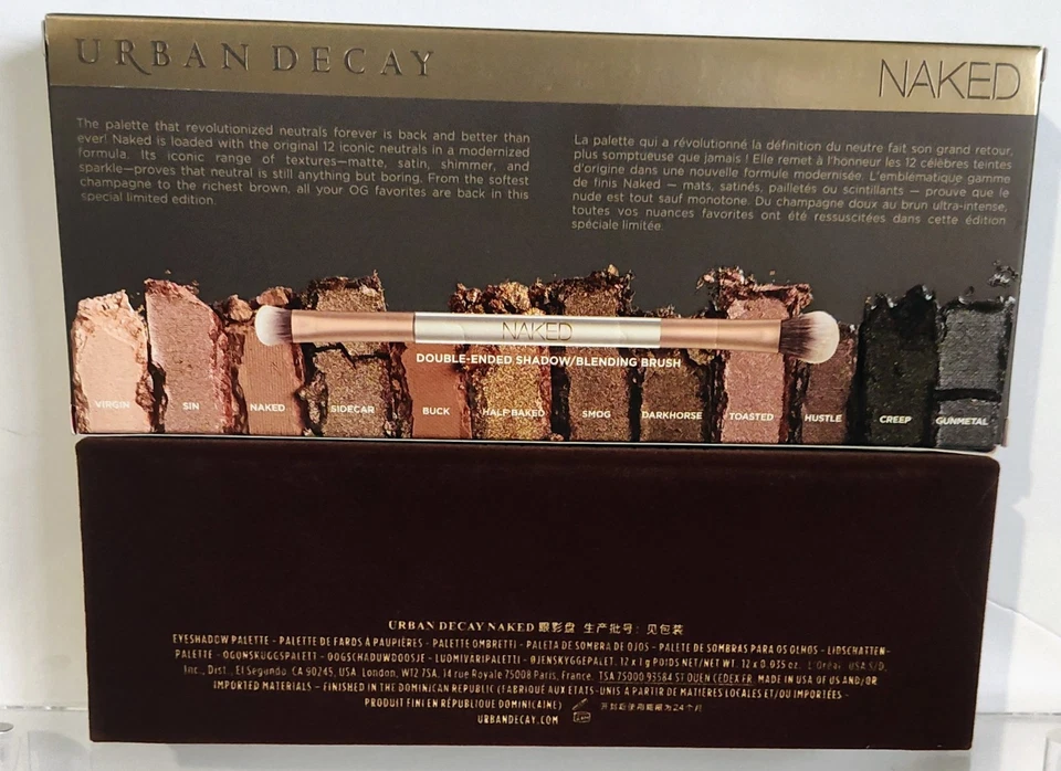 URBAN DECAY Naked THE ORIGINAL Eyeshadow Palette 2024 LTD EDITION *New In Box* - Image 3 of 3