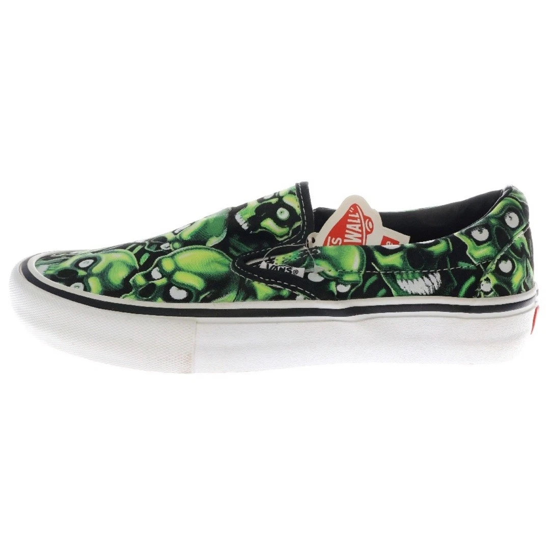 SUPREME 18SS x VANS SKULL PILE SLIP ON PRO VN0A347V3FW BASKETS BASSES US8 d'occasion