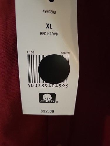 Saddlebred Shirt Men's XL Button Up Long Sleeve Burgundy - Picture 3 of 5