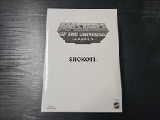 MOTUC Shokoti 2013 Masters of the Universe Classics NIB With Mailer