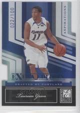 2007 Donruss Elite Extra Edition Aspirations Die-Cut /100 Taurean Green #61 0a7