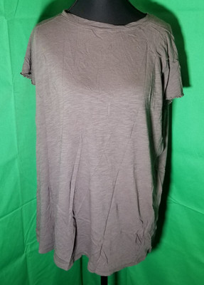 Torrid Womens Size 0 Classic Fit Put Me On & Never Take Me Off Gray Shirt Grunge