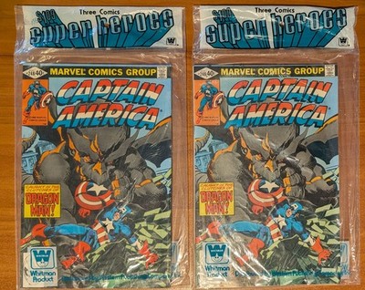 Marvel Whitman Multipack 3pack 2 PACKS LOT Thor 298 Cap America 248 Iron Man 137