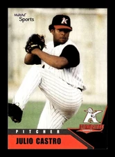 2002 Multi-Ad Kannapolis Intimidators #5 Julio Castro NM-MT BXCP02 very rare