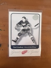 2001 Fleer Skybox Ted Lindsay Greats of The Game #74