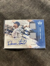 2019 Panini Diamond Kings DK Material Signatures Dennis Santana Rookie Auto RC
