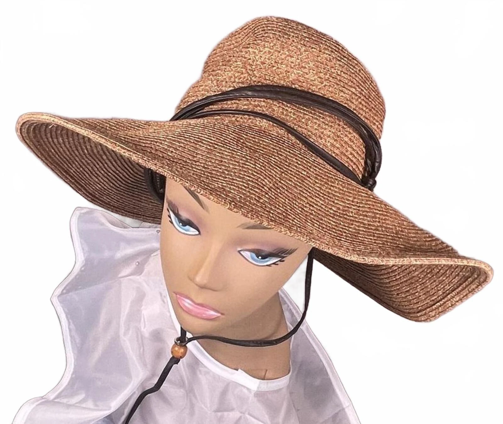 Sloggerwear Wide Brim Straw Sun Hat with Adjustable Chin Strap
Opens in a new window or tab