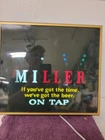 Vintage Miller High Life Beer Bouncing Ball Motion Sign If You’ve Got The Time