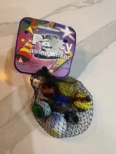 Mega Marbles Glass Party Assorted 6 25 Mm 2 Display Rings