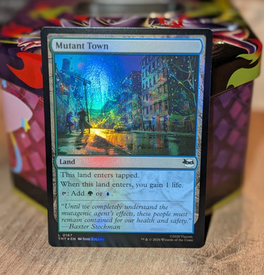 Magic: The Gathering Mutant Town 0187 Land Foil Tarkir: Dragonstorm EN
