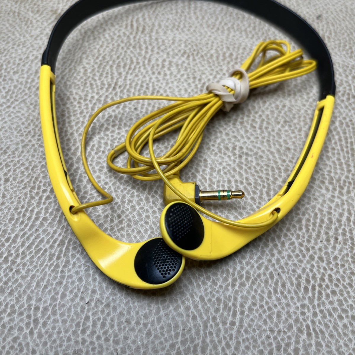 Sony MDR-W20G Neckband Headphones - Silver/Yellow for sale