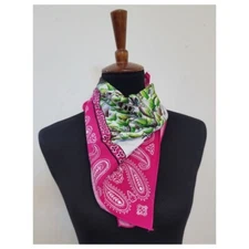 Vintage Deadstock Mountain Map Novelty Bandana