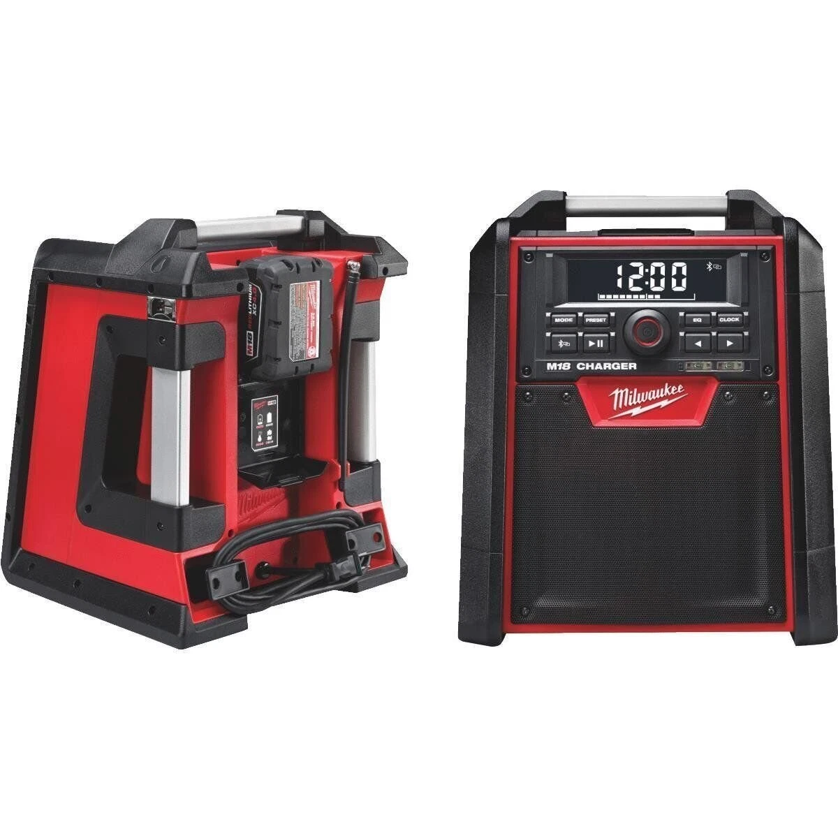 Milwaukee M18 18Volt LithiumIon Cordless Jobsite Radio
