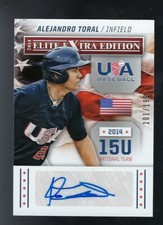 2014 Elite Extra Edition 15U National Team Autograph Alejandro Toral 101/199