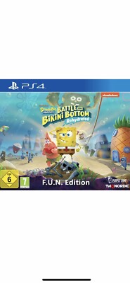Ps4 Spongebob Battle for Bikini Bottom Rehydrated Fun Edition. Brandneu