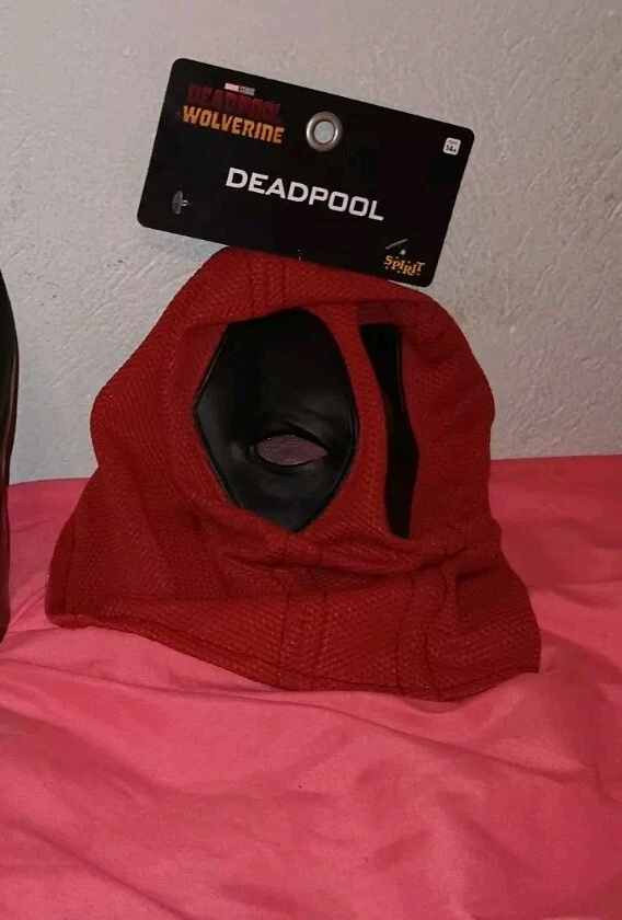 Deadpool & Wolverine Adult Deadpool Deluxe Mesh Mask Spirit Halloween - Image 4 of 4