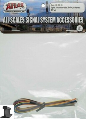 Atlas ~ New 2024 ~ Signal Attachment Cable Dual 4 Pin Harness DIY Set ~ 70000051