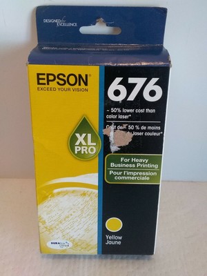 Genuine Epson 676XL Pro High Yield Ink 