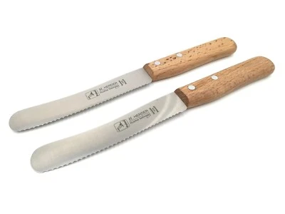 2 Brötchenmesser Frühstücksmesser Küchenmesser Solingen Solinger Buckelsmesser