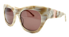 Gwen Stefani L.A.M.B. LA531 Beige Marble Frame / Brown Tinted Lens Sunglasses
