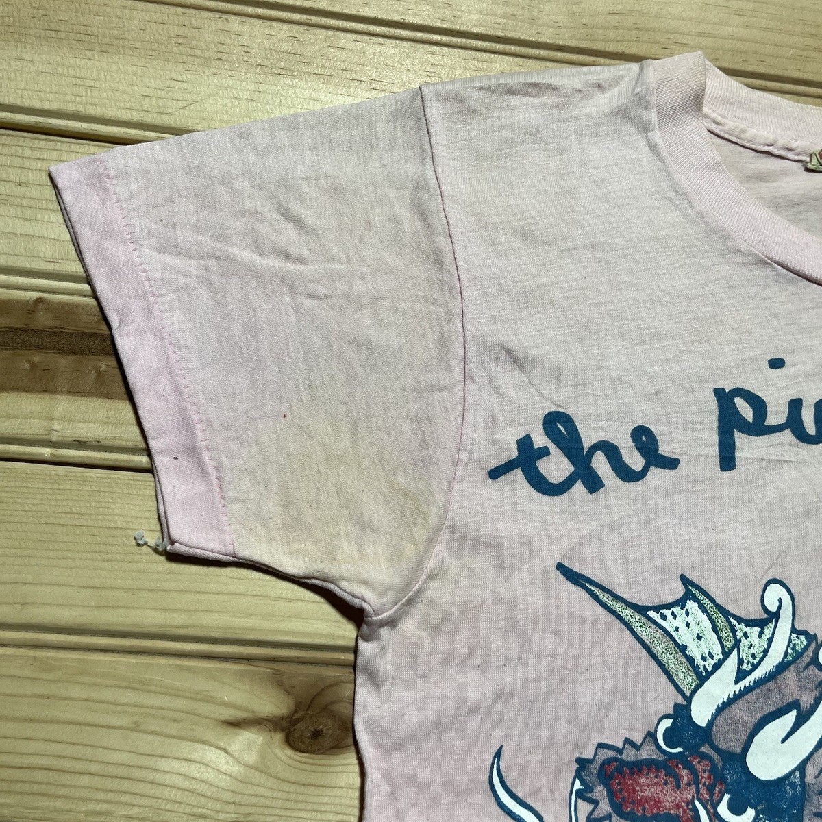 Vintage 80s The Pink Adobe Dragon Santa Fe Single Stitch Shirt