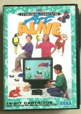 ART ALIVE für SEGA MEGA DRIVE SELTEN & SCHWER ZU FINDEN