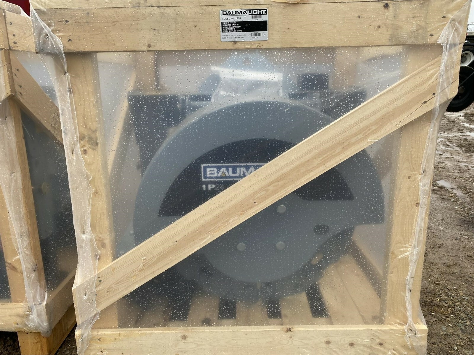 Baumalight 1P24 3 Point Hitch Stump Grinder eBay