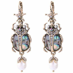 Pendientes de Moda De Latón Swarovski Pearl