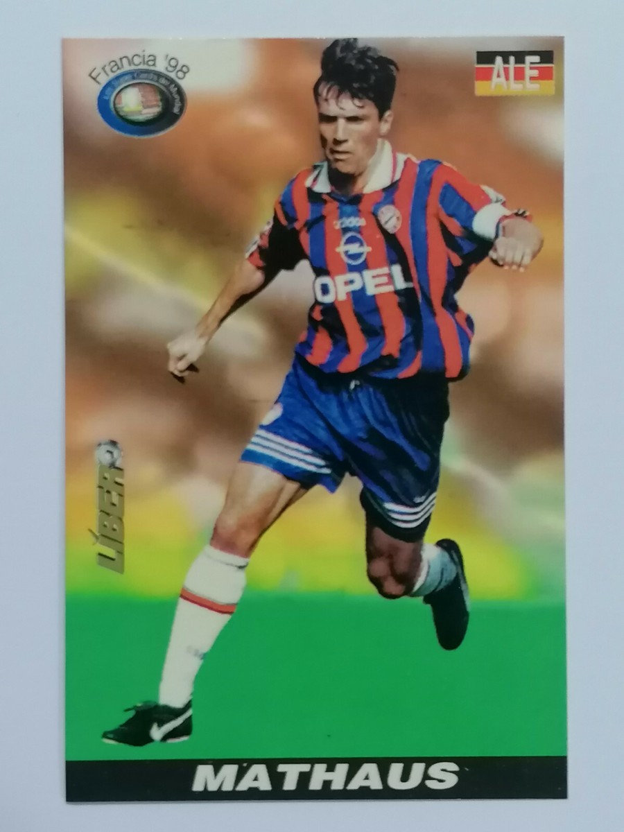 FRANCE 98 #22 Lothar Mathaus CARD FIFA WORLD CUP 1998, South