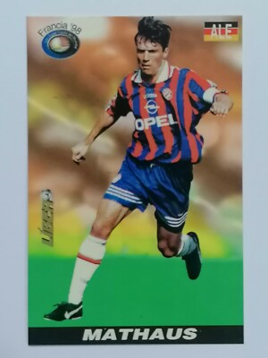 FRANCE 98 #22 Lothar Mathaus CARD FIFA WORLD CUP 1998, South