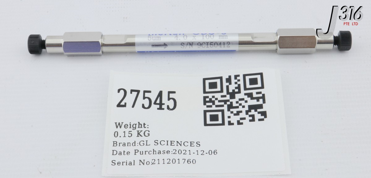 にの 27545 GL SCIENCES HPLC COLUMN, INERTSIL ODS-3, 5µm 4.0 X 100MM