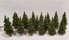 MOOSE CREEK TREES - Fir / Pine Trees 3" x 20 Trees Model Trees - HO N Z Scale