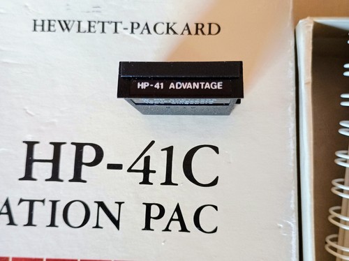 Módulo HP-41C CV CX Advantage en caja con manual - Imagen 3 de 6