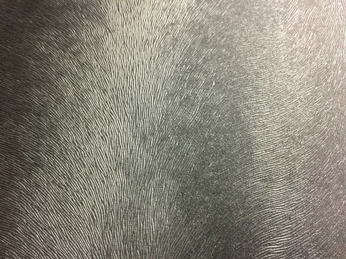 Kunstleder Meterware Tierfell Optik SILBER 1,60mm 125cm breit Preis für 1,00Lfm!