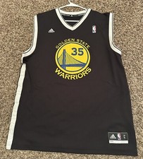 Adidas Golden State Warriors Kevin Durant 35 Swingman Jersey NBA Size Large