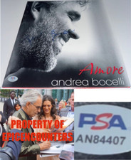 ANDREA BOCELLI SIGNED 