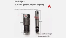 1set Kit Jack Oil Pump Hydraulic Oil Cylinder Plunger 2-20 Tons Universal