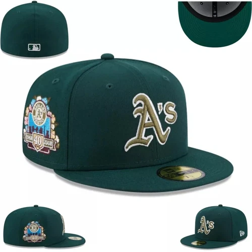 Neu Oakland Athletics Baseball Ära Mütze 59FIFTY eng anliegende Mütze -5950-16 - Bild 14 von 41