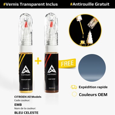 Peinture aérosol CITROEN Bleu Initiatique Met 2001-2008 (Code KNBD) main image 1