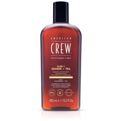 American Crew Ginger & Tea Energizing 3-in-1 Shampoo 450ml (53,11 /1l)
