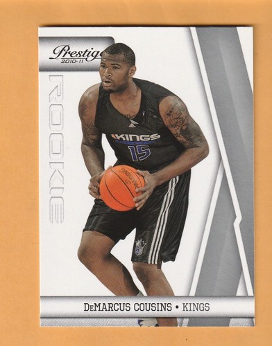 DeMarcus Cousins Sacramento KIngs 2010-11 Prestige #155 RC Rookie Kentucky 5D