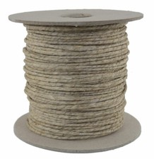 100 METER Hanfkordel Kordel aus Hanf Naturhanf 2fach gedreht - &Oslash; ca.2.5 mm