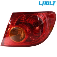 LABLT Right Passanger Side Outer Tail Light Lamp For 2003-2008 Toyota Corolla