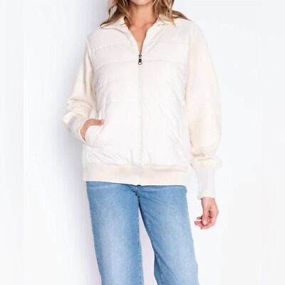 NWT! PJ Salvage Loungewear Quilted Babe Jacket MEDIUM