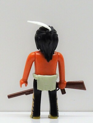 Figurine Playmobil Personnalisée Apache Chef Cavalier - Occasion - Rare