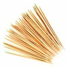 Cocktail Sticks 100Pc New 6.5cm Tooth Pick Toothpick Party Supplies x100 Wooden